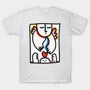 Angel Graffiti is giving love T-Shirt